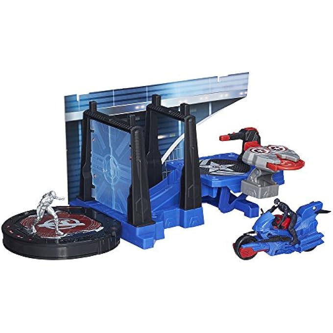 MARVEL AVENGERS HQ CAPTAIN AMERICA TOWER DEFENSE SET - Image 2
